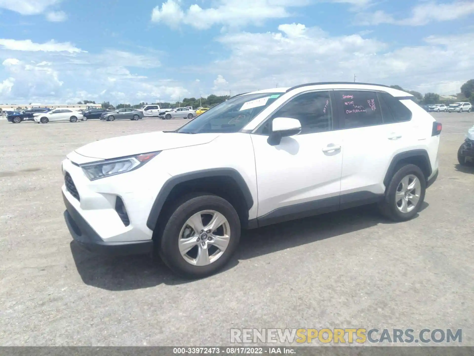 2 Photograph of a damaged car 2T3W1RFV7KW047183 TOYOTA RAV4 2019