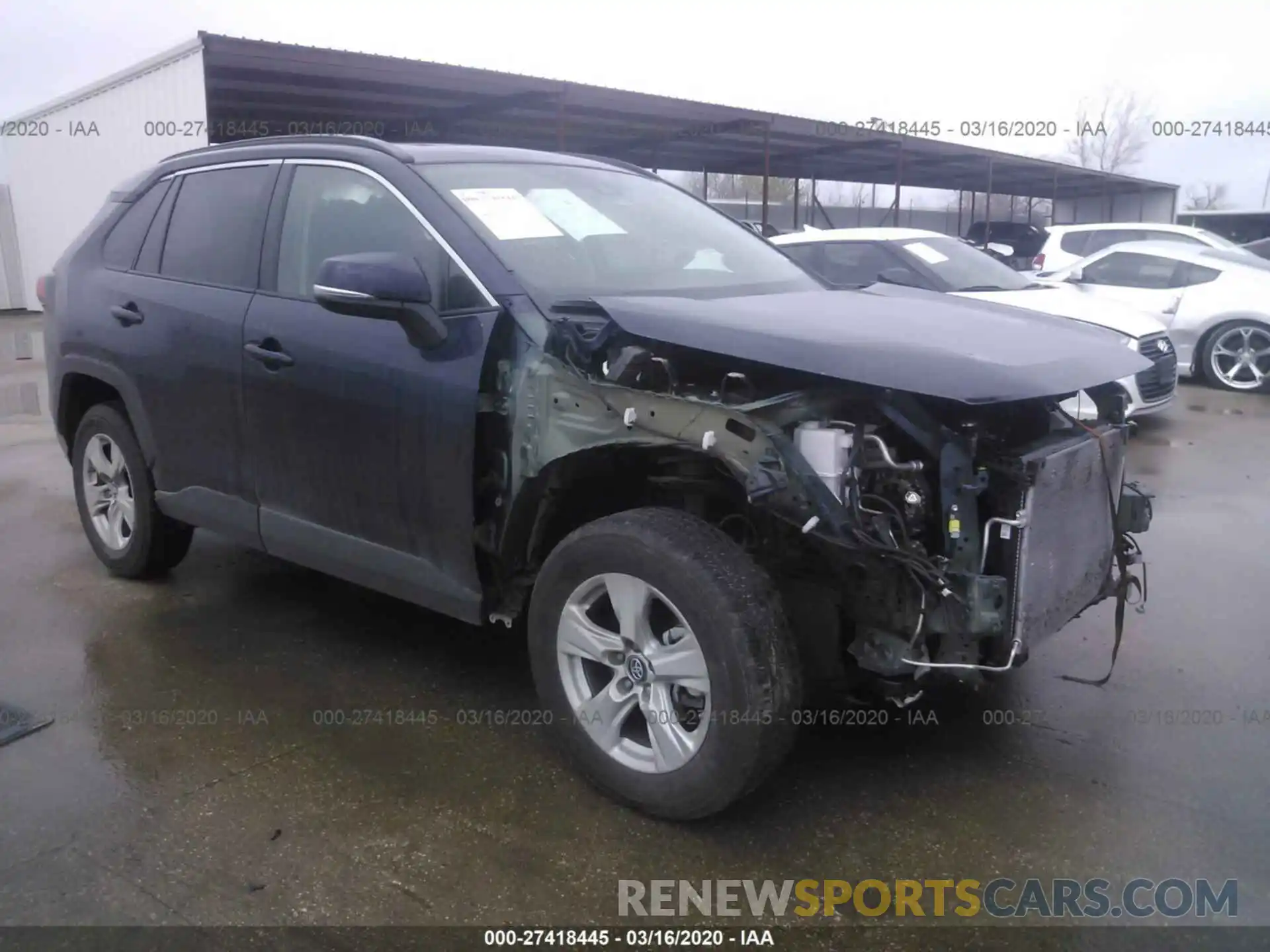 1 Photograph of a damaged car 2T3W1RFV7KW047667 TOYOTA RAV4 2019