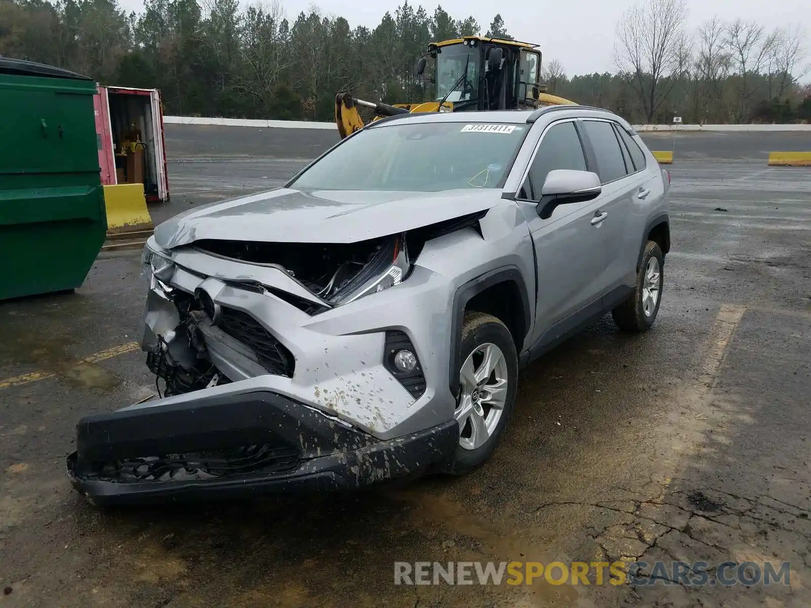 2 Photograph of a damaged car 2T3W1RFV7KW053534 TOYOTA RAV4 2019