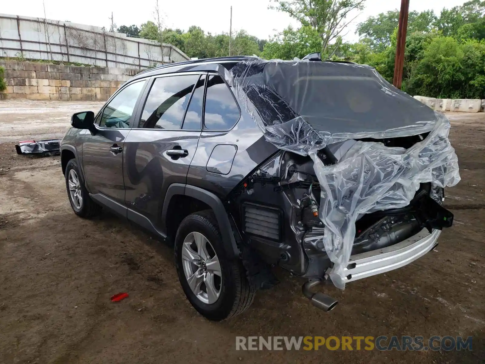 3 Photograph of a damaged car 2T3W1RFV8KC010502 TOYOTA RAV4 2019