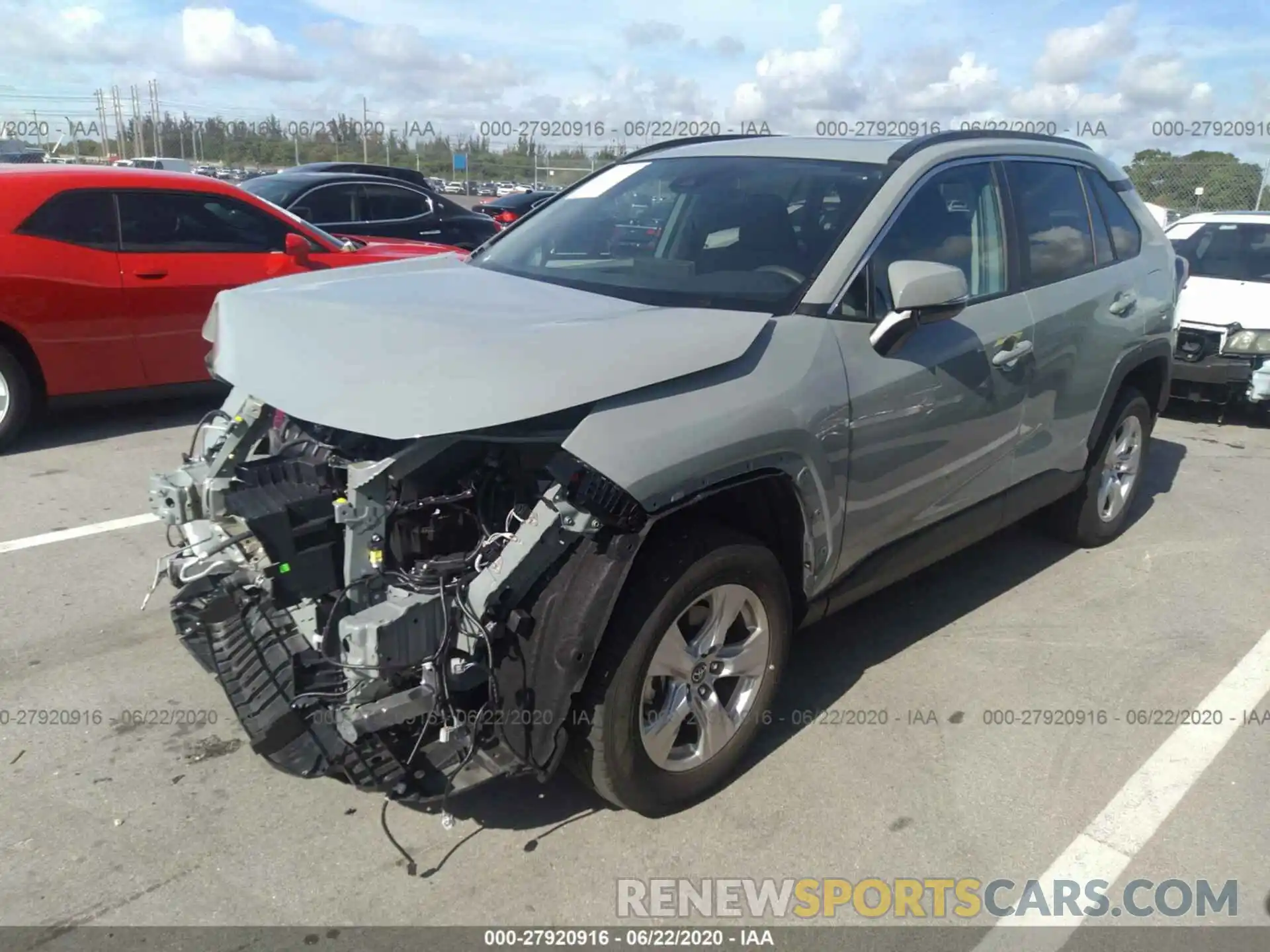 2 Photograph of a damaged car 2T3W1RFV8KC011679 TOYOTA RAV4 2019