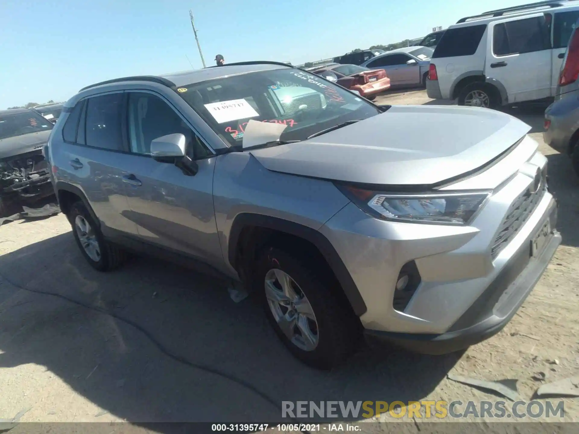 1 Photograph of a damaged car 2T3W1RFV8KC013710 TOYOTA RAV4 2019