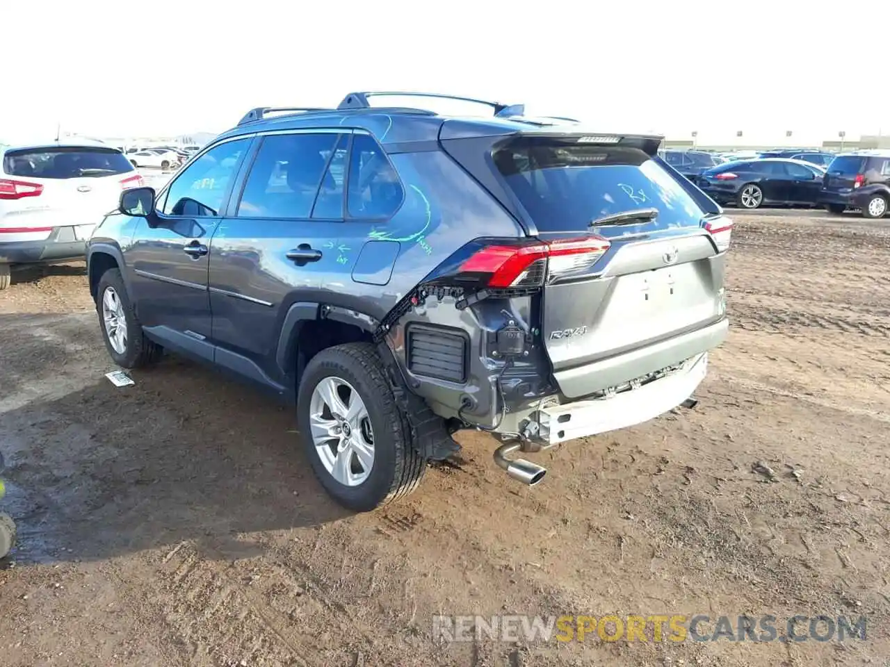 3 Photograph of a damaged car 2T3W1RFV8KC022469 TOYOTA RAV4 2019