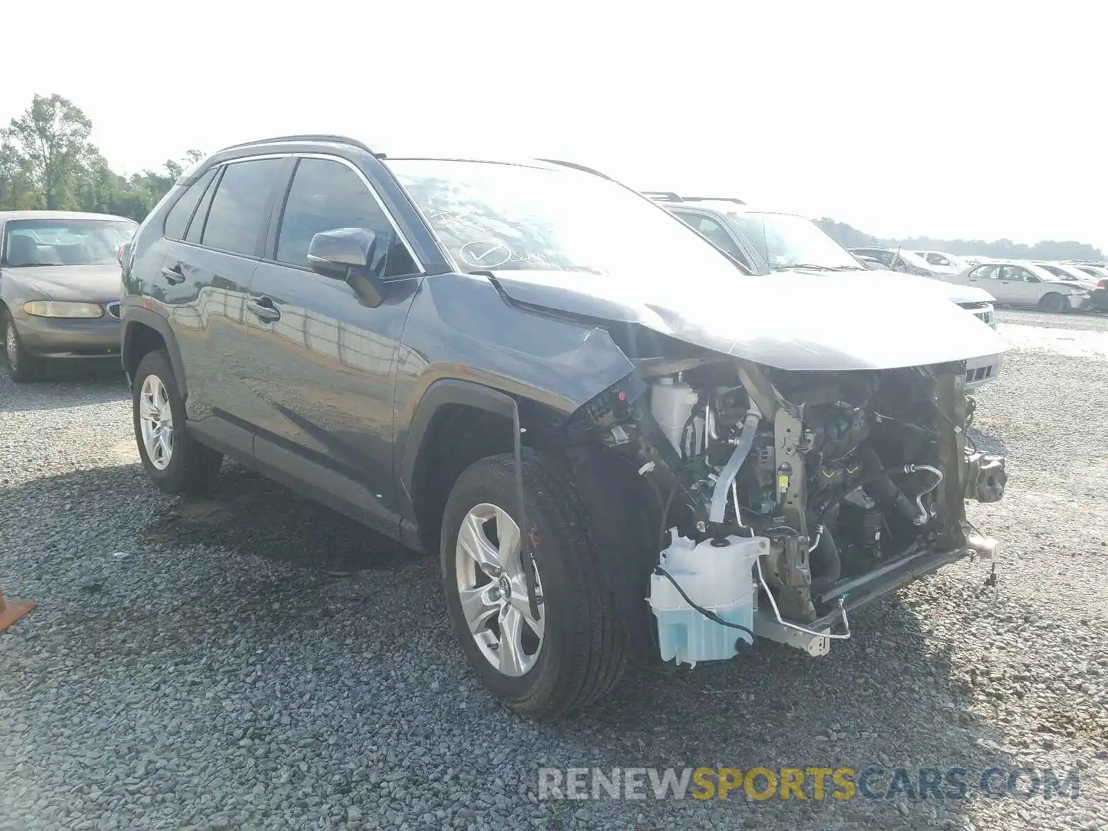 1 Photograph of a damaged car 2T3W1RFV8KC023315 TOYOTA RAV4 2019