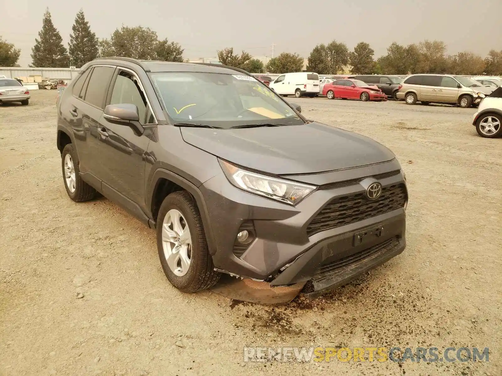 1 Photograph of a damaged car 2T3W1RFV8KC023850 TOYOTA RAV4 2019