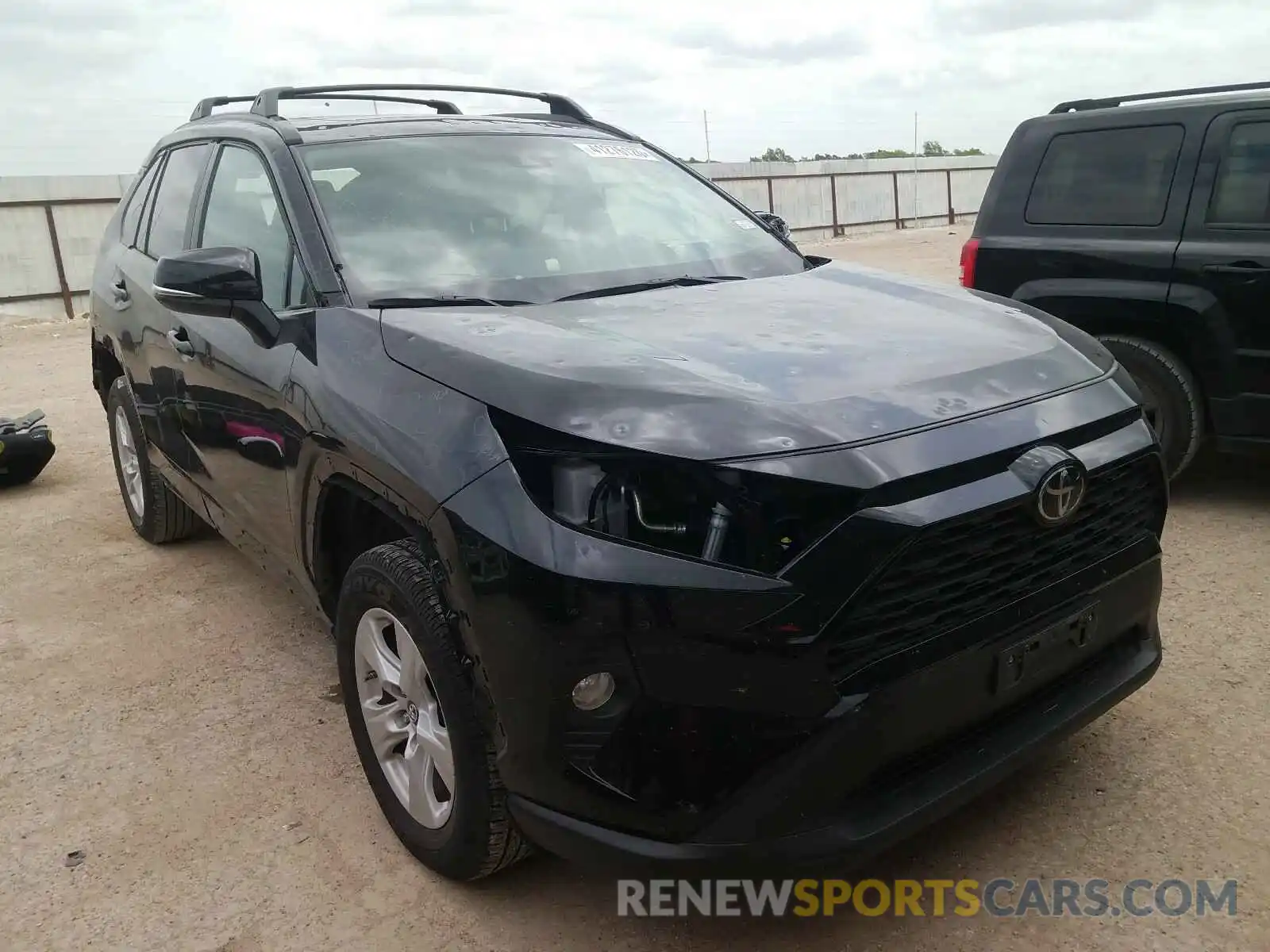 1 Photograph of a damaged car 2T3W1RFV8KC023931 TOYOTA RAV4 2019