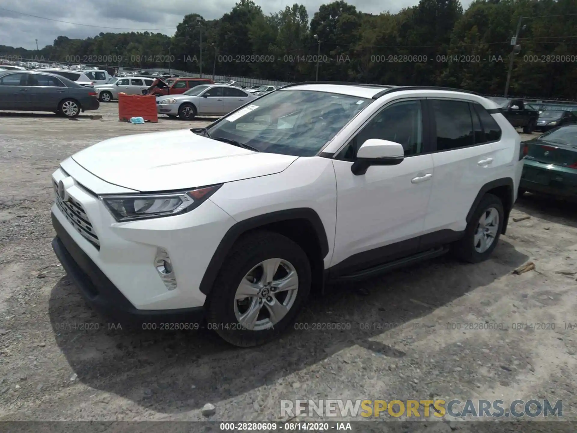 2 Photograph of a damaged car 2T3W1RFV8KW009185 TOYOTA RAV4 2019