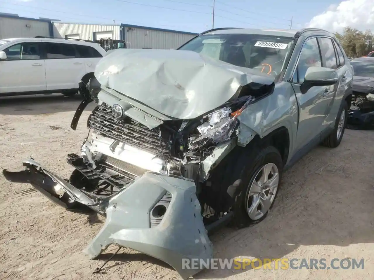 2 Photograph of a damaged car 2T3W1RFV8KW012331 TOYOTA RAV4 2019