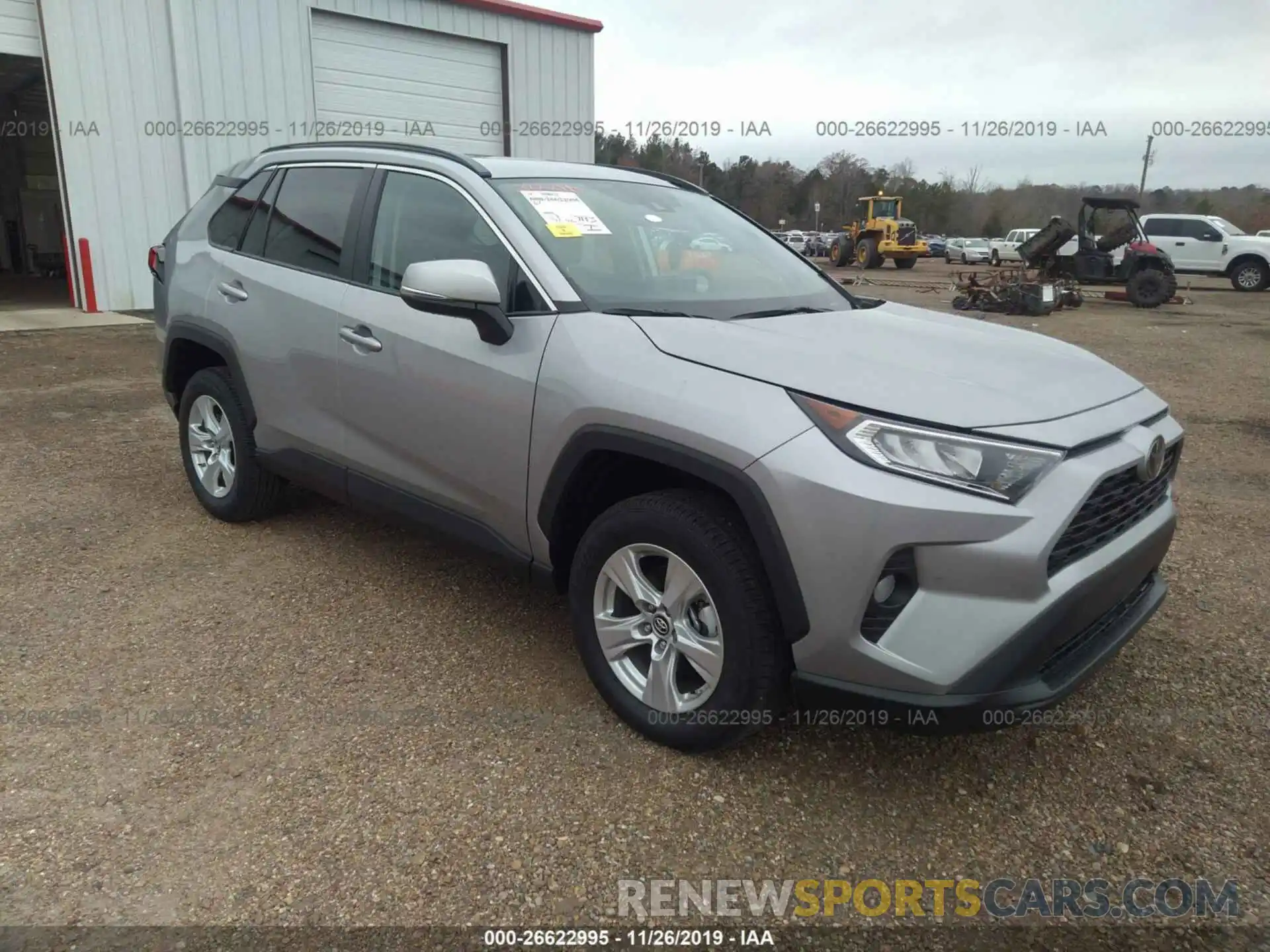 1 Photograph of a damaged car 2T3W1RFV8KW015777 TOYOTA RAV4 2019