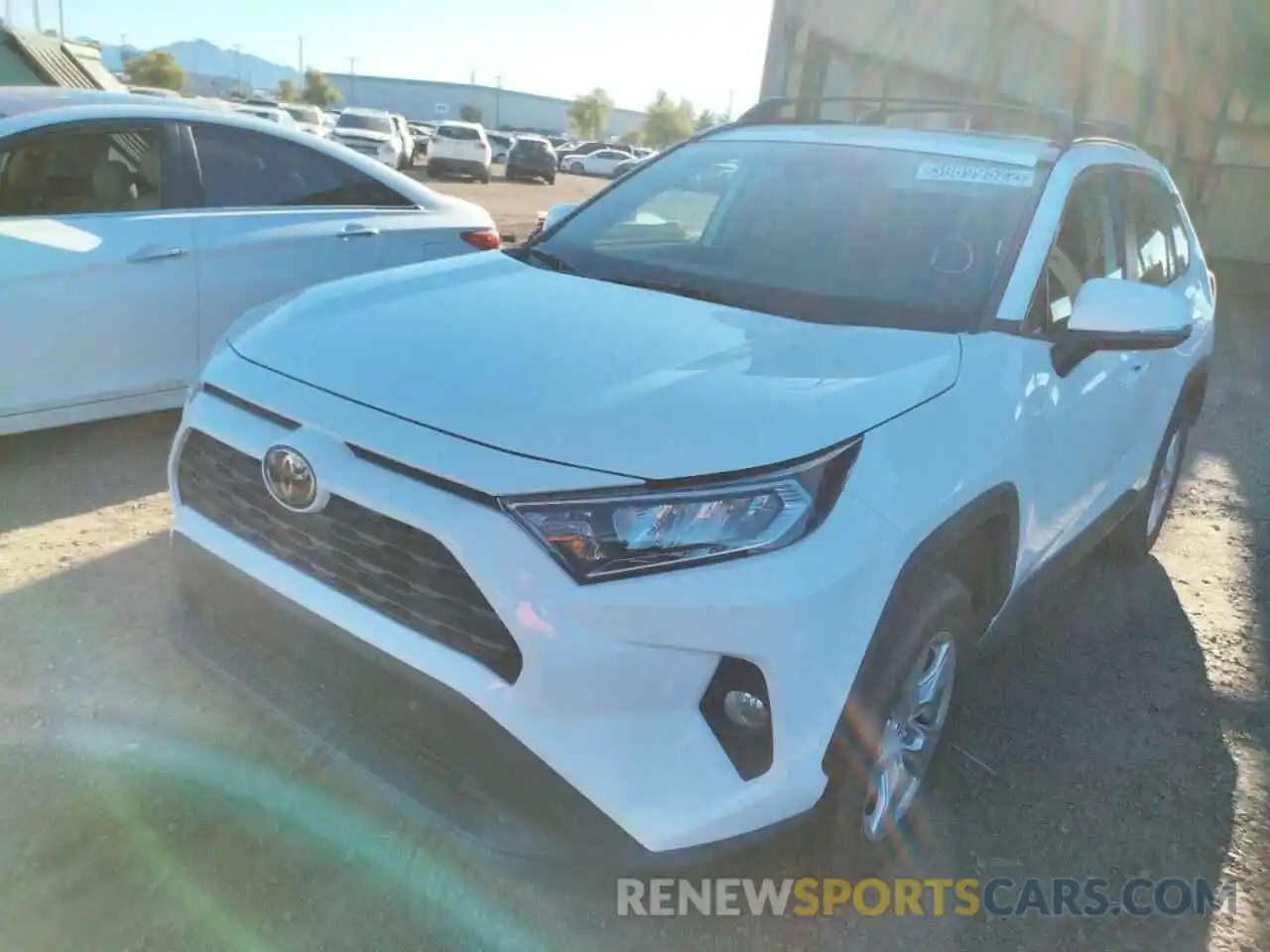 2 Photograph of a damaged car 2T3W1RFV8KW025032 TOYOTA RAV4 2019