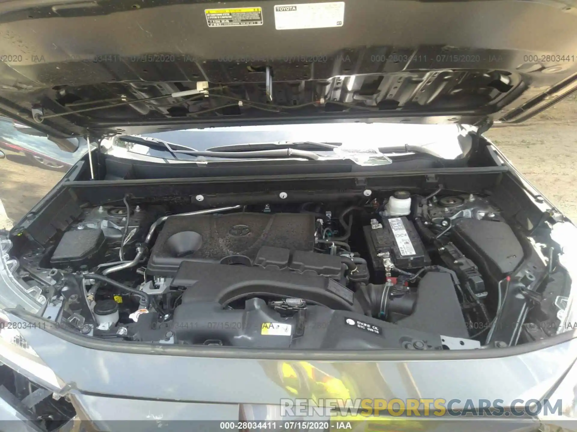 10 Фотография поврежденного автомобиля 2T3W1RFV8KW026035 TOYOTA RAV4 2019