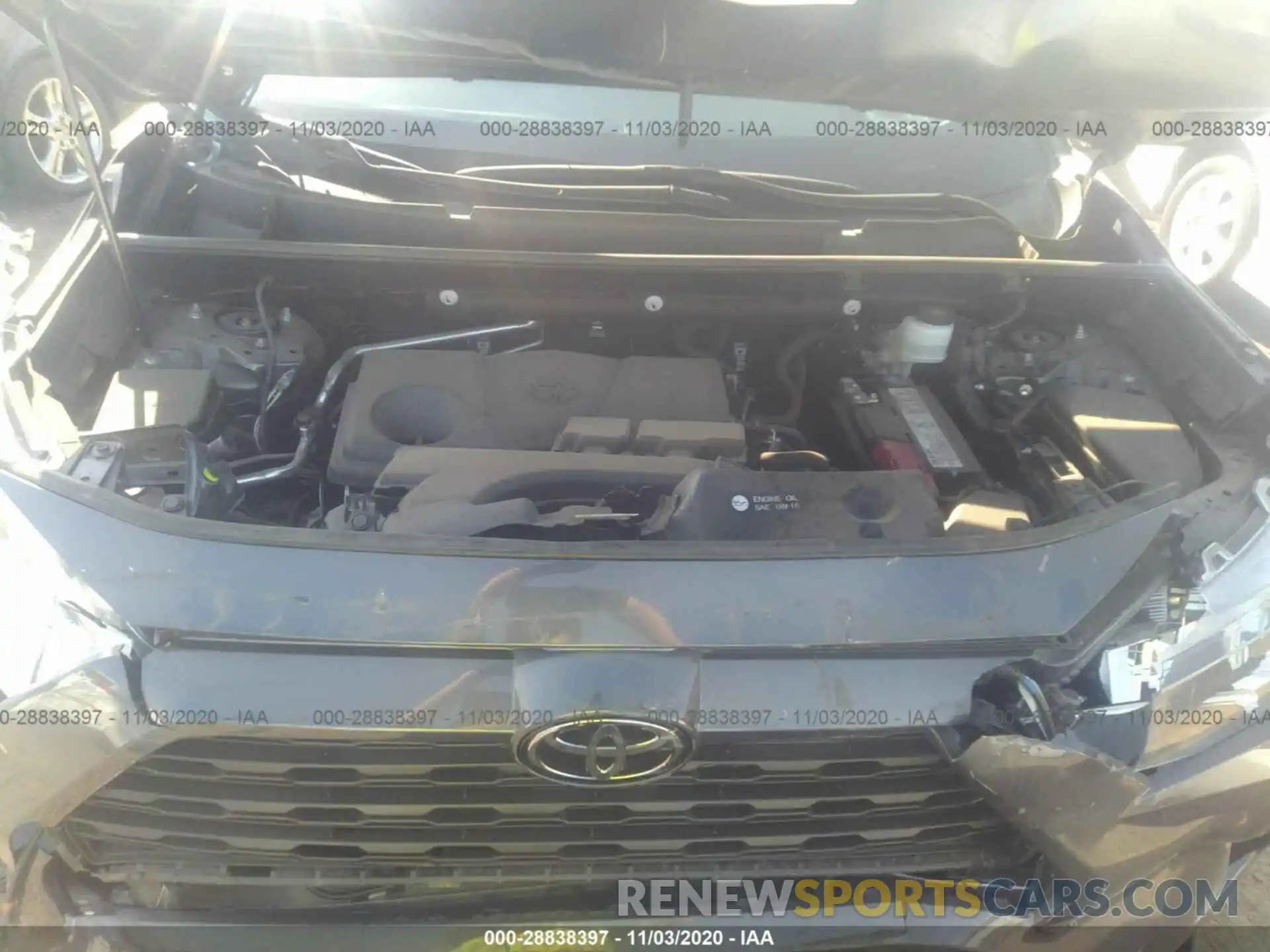 10 Photograph of a damaged car 2T3W1RFV8KW027380 TOYOTA RAV4 2019