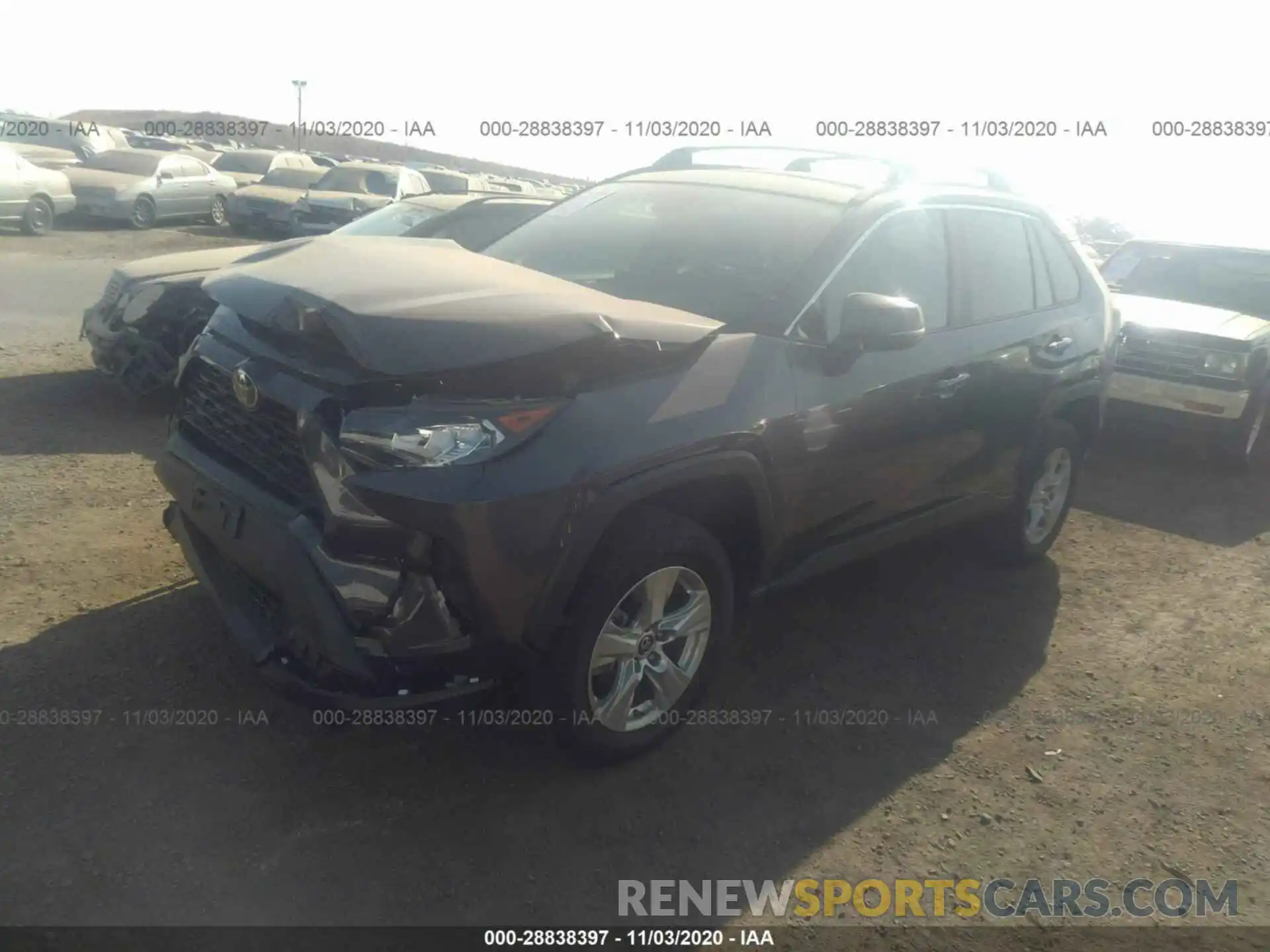 2 Photograph of a damaged car 2T3W1RFV8KW027380 TOYOTA RAV4 2019