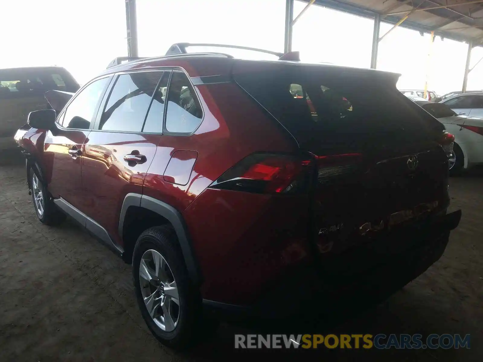 3 Photograph of a damaged car 2T3W1RFV8KW029551 TOYOTA RAV4 2019