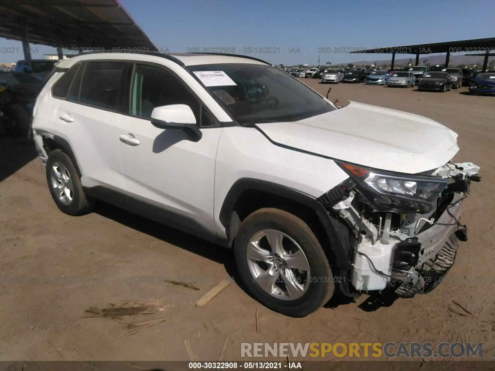 1 Photograph of a damaged car 2T3W1RFV8KW035852 TOYOTA RAV4 2019