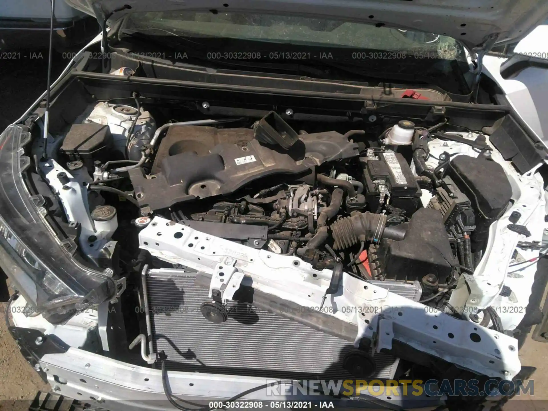 10 Фотография поврежденного автомобиля 2T3W1RFV8KW035852 TOYOTA RAV4 2019