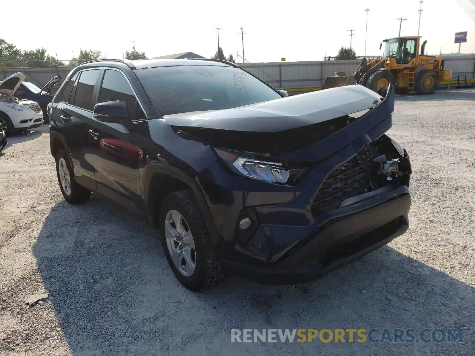 1 Photograph of a damaged car 2T3W1RFV8KW041652 TOYOTA RAV4 2019