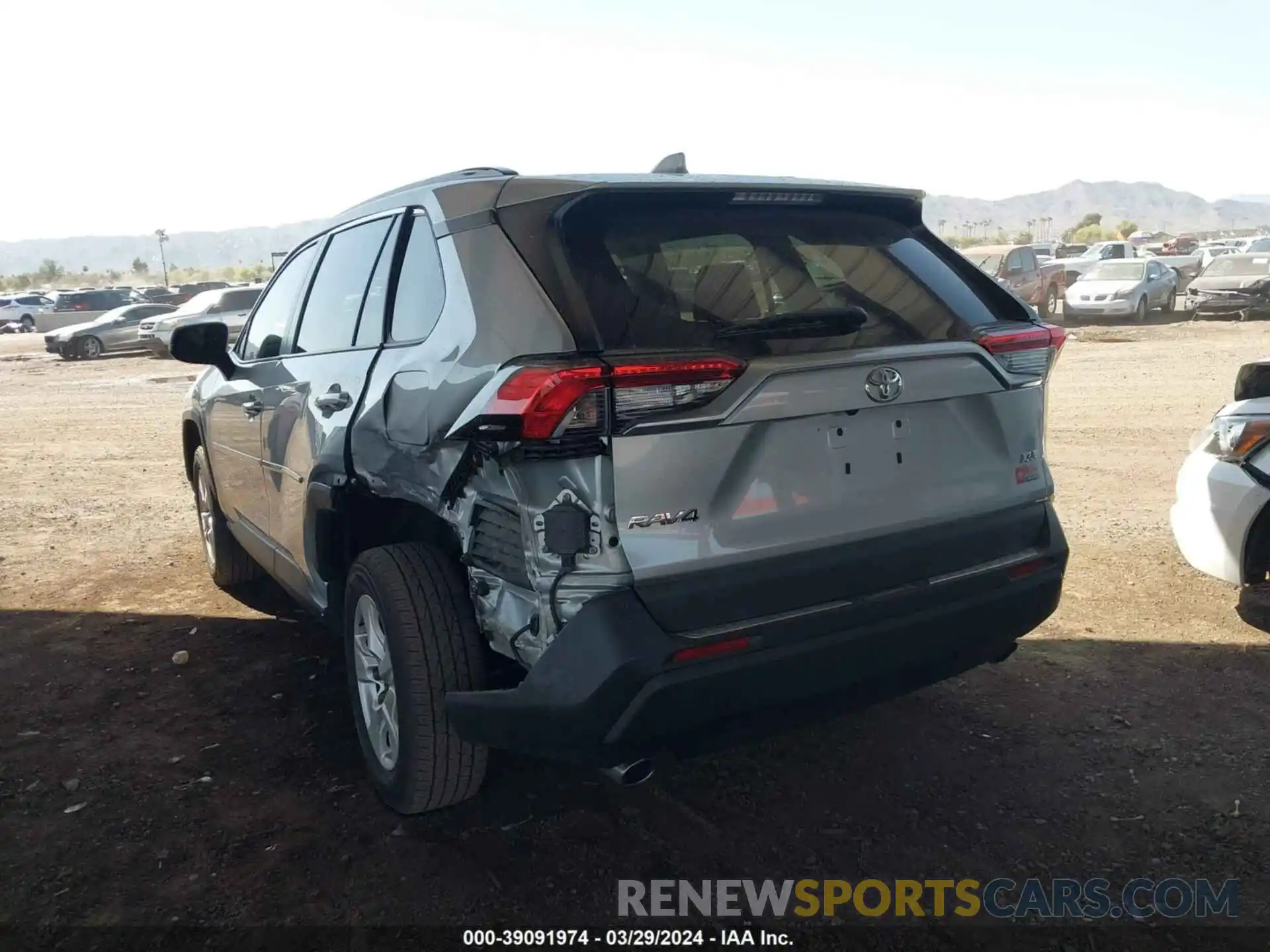 3 Photograph of a damaged car 2T3W1RFV8KW047838 TOYOTA RAV4 2019