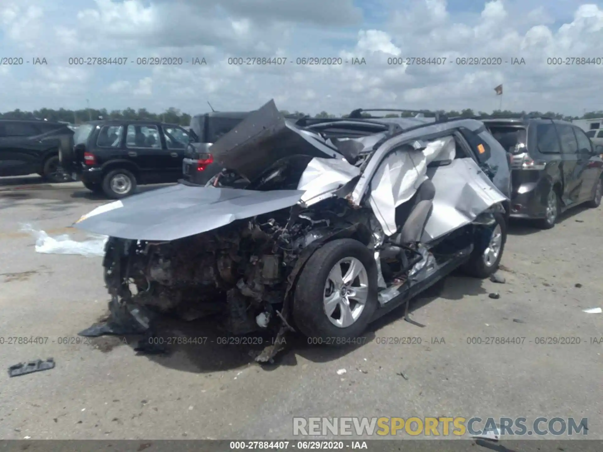 2 Photograph of a damaged car 2T3W1RFV8KW051047 TOYOTA RAV4 2019