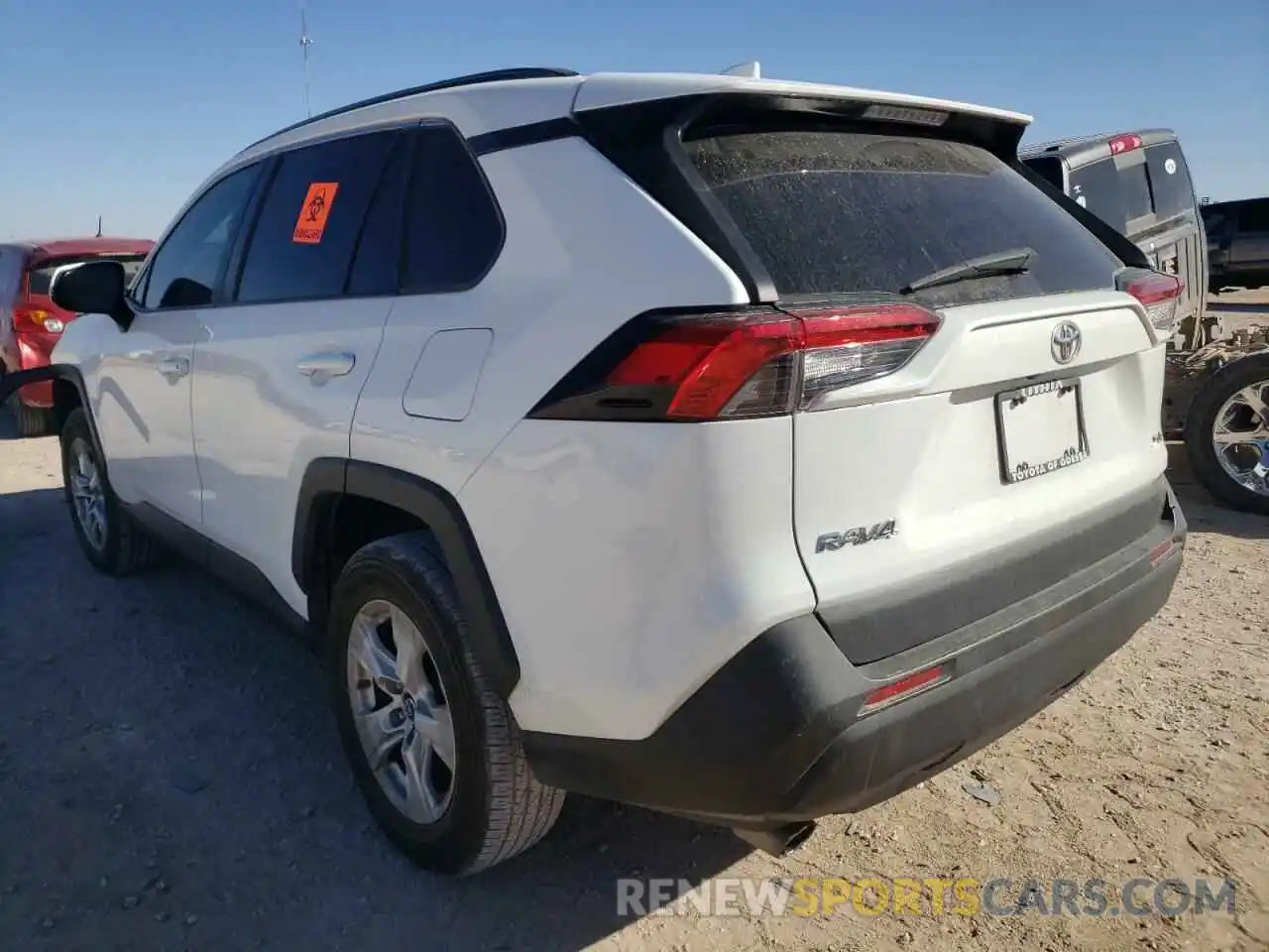 3 Photograph of a damaged car 2T3W1RFV8KW052442 TOYOTA RAV4 2019