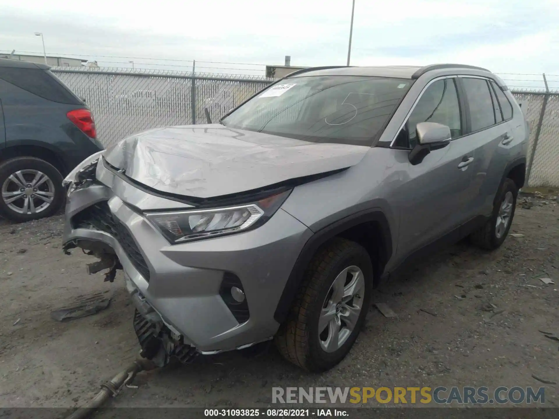 2 Photograph of a damaged car 2T3W1RFV8KW057155 TOYOTA RAV4 2019