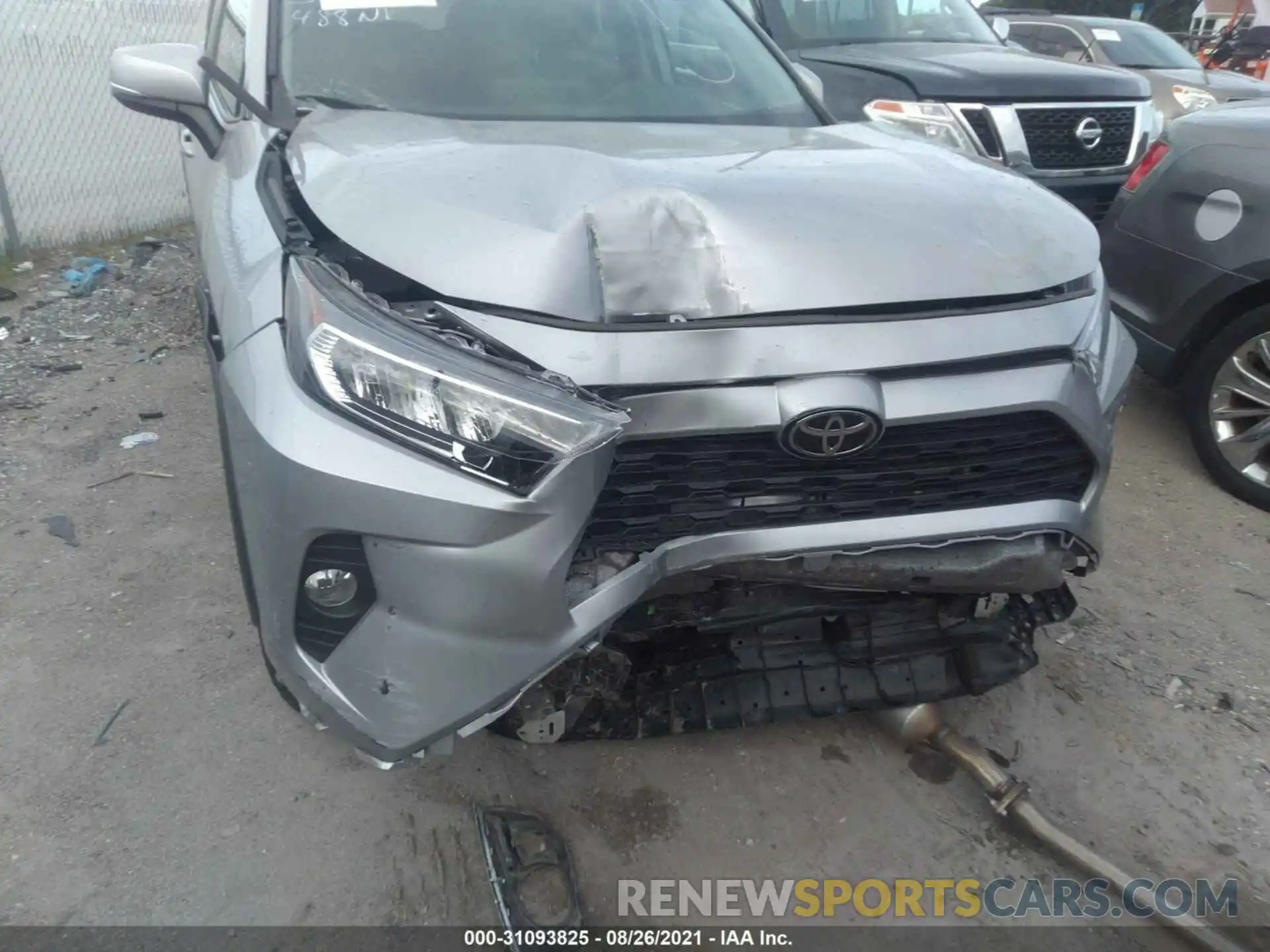 6 Фотография поврежденного автомобиля 2T3W1RFV8KW057155 TOYOTA RAV4 2019