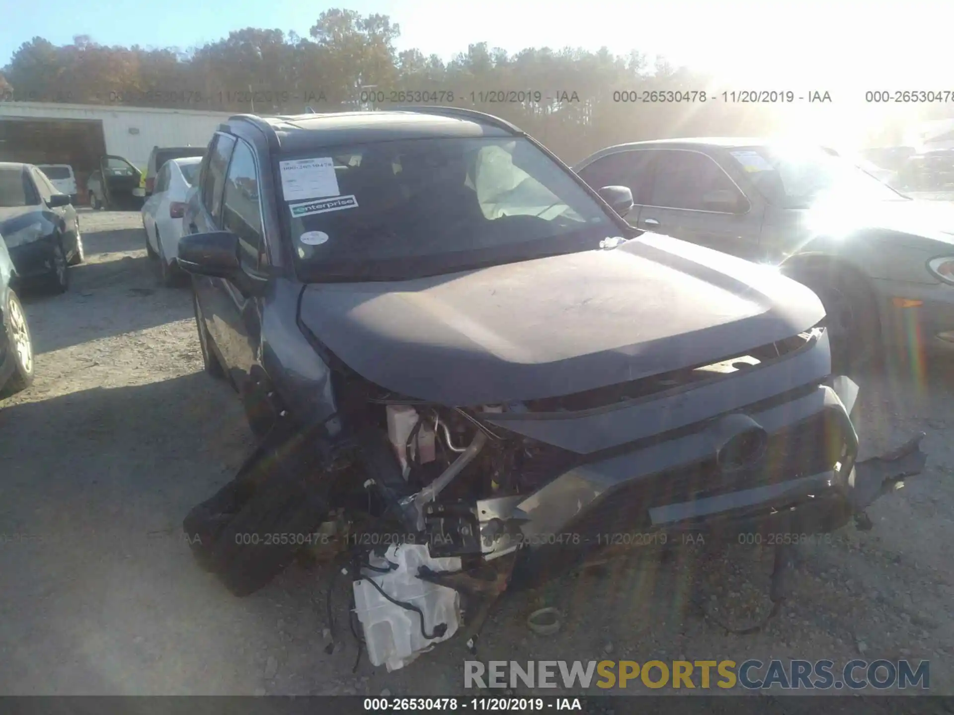 1 Photograph of a damaged car 2T3W1RFV9KC010704 TOYOTA RAV4 2019