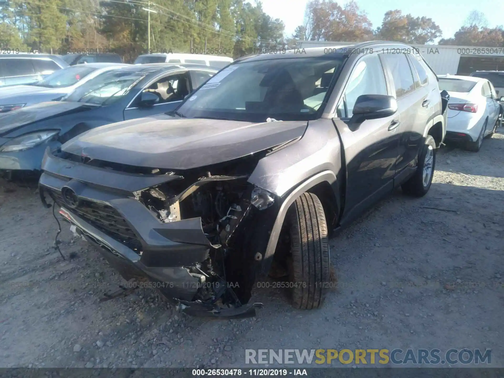 2 Photograph of a damaged car 2T3W1RFV9KC010704 TOYOTA RAV4 2019