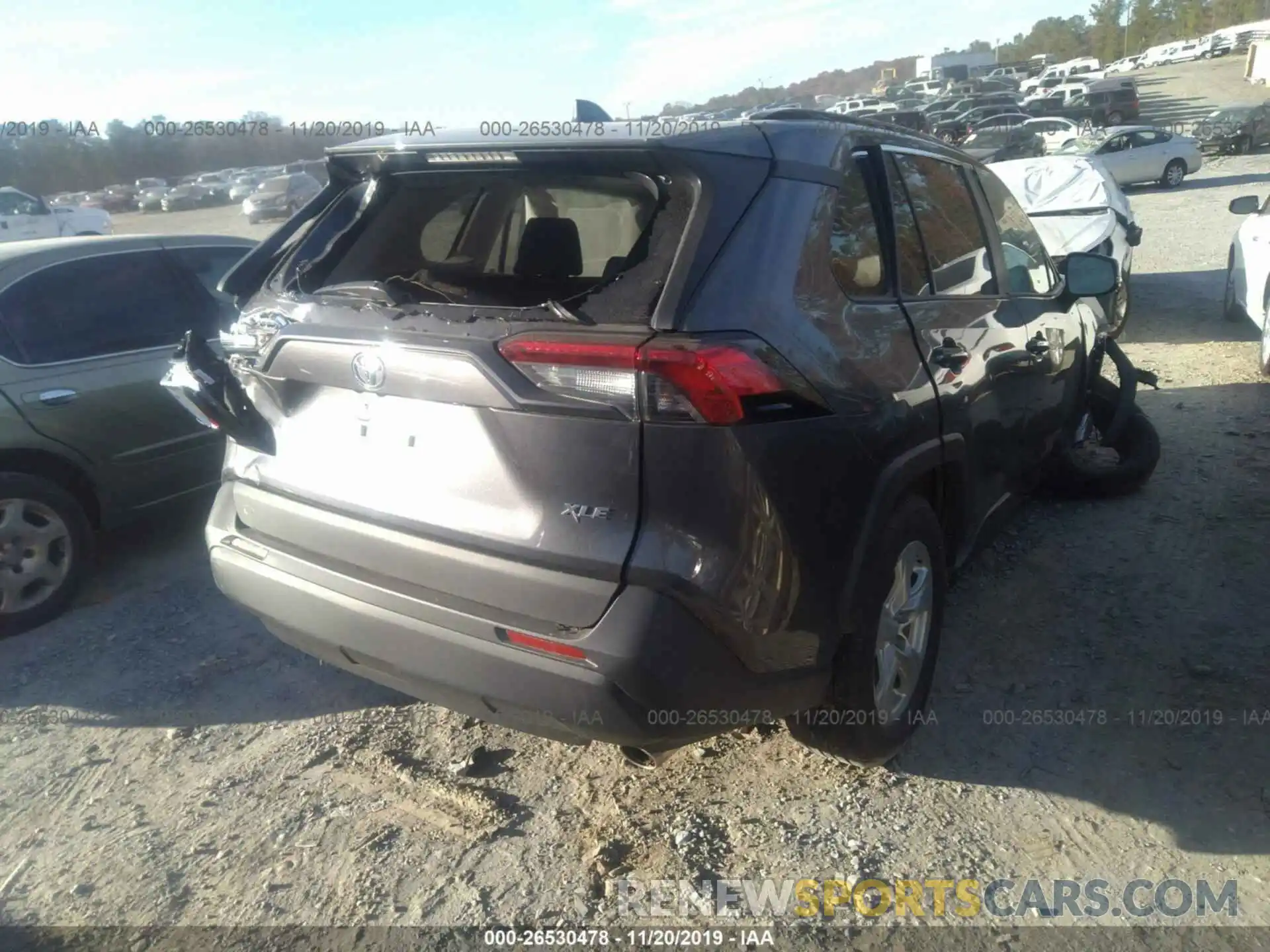 4 Photograph of a damaged car 2T3W1RFV9KC010704 TOYOTA RAV4 2019