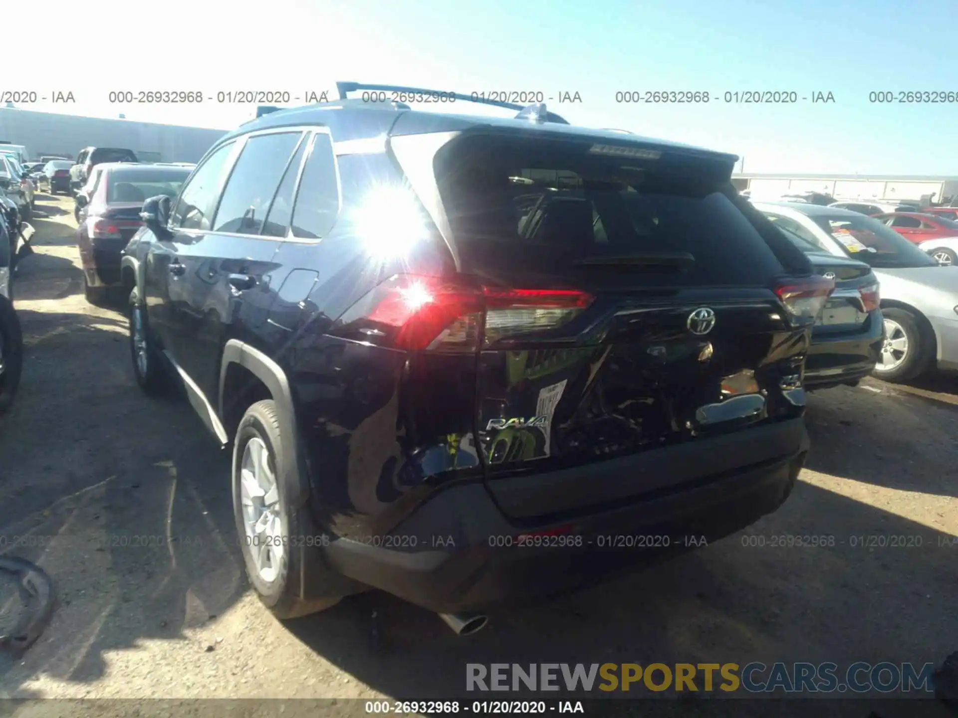 3 Photograph of a damaged car 2T3W1RFV9KC012808 TOYOTA RAV4 2019