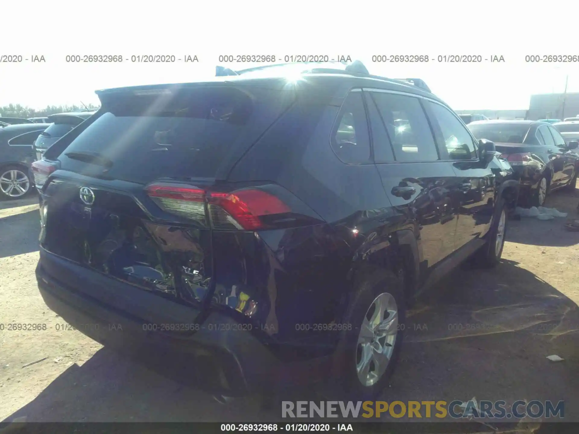 4 Photograph of a damaged car 2T3W1RFV9KC012808 TOYOTA RAV4 2019