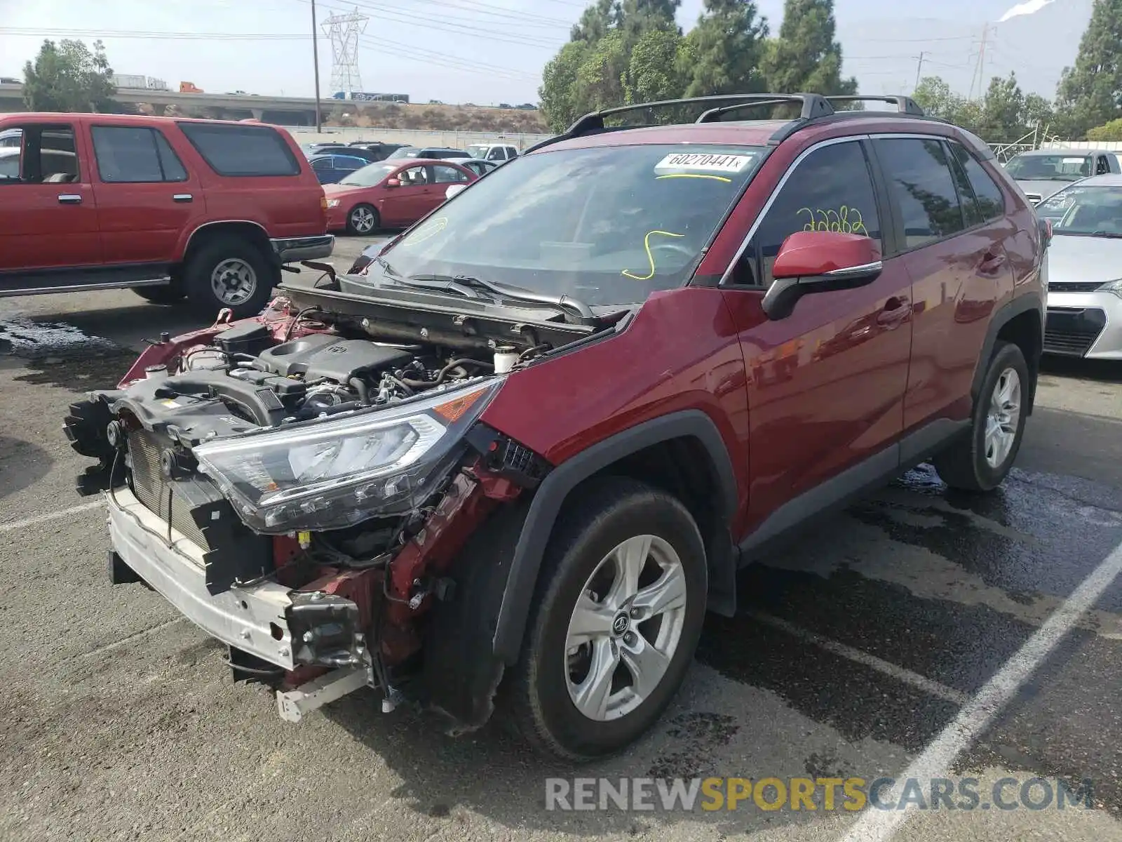 2 Photograph of a damaged car 2T3W1RFV9KC012825 TOYOTA RAV4 2019