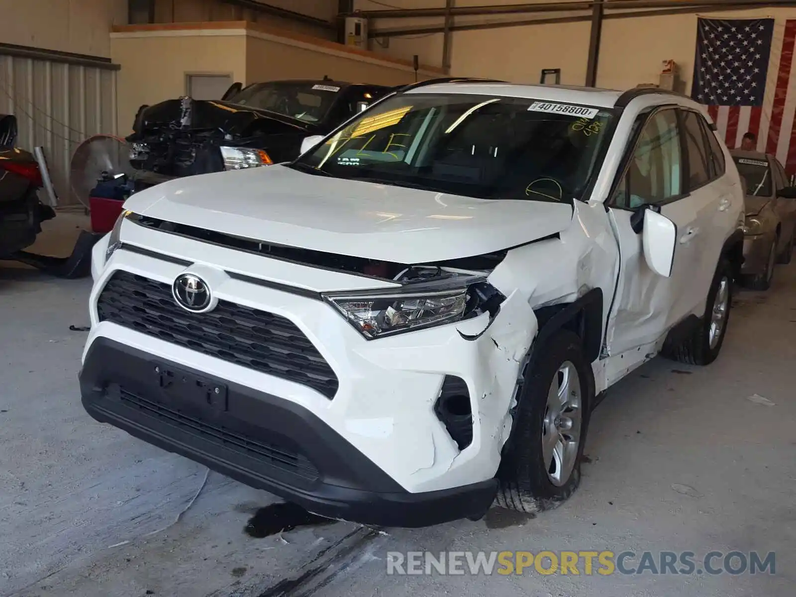 2 Photograph of a damaged car 2T3W1RFV9KC014428 TOYOTA RAV4 2019