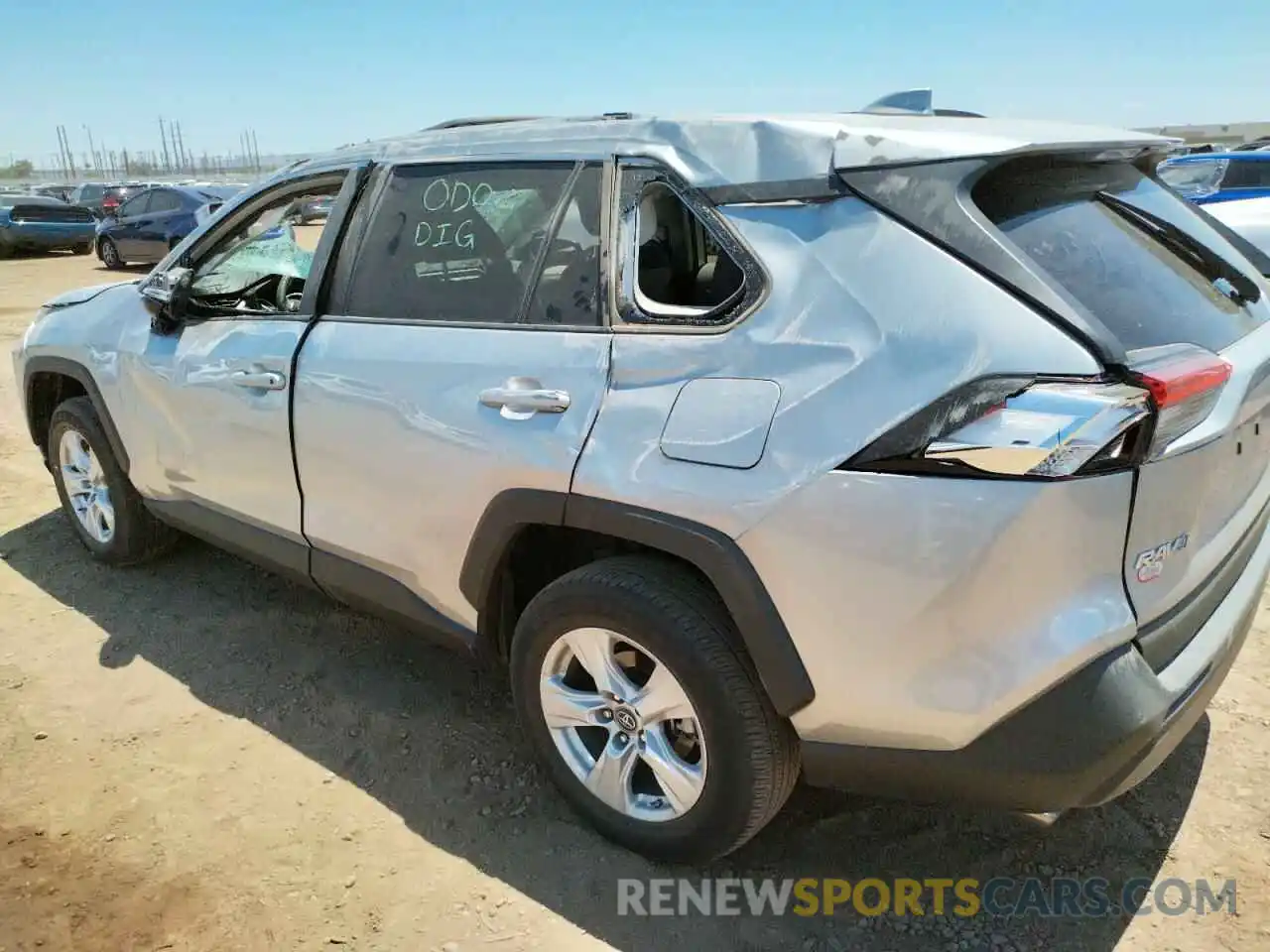 9 Photograph of a damaged car 2T3W1RFV9KC014672 TOYOTA RAV4 2019