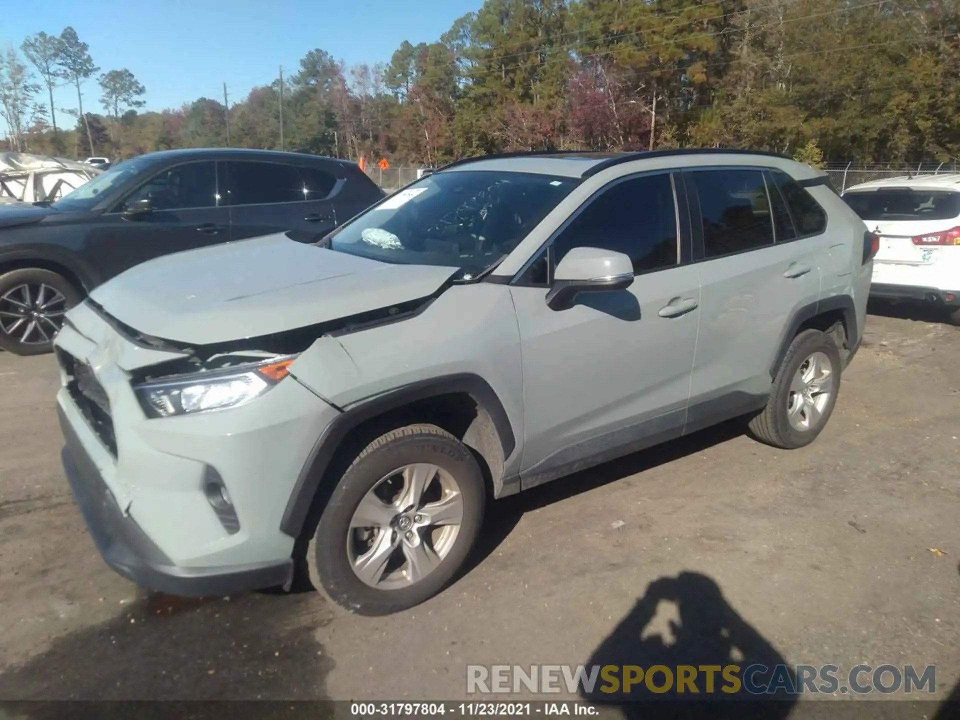 2 Photograph of a damaged car 2T3W1RFV9KC015465 TOYOTA RAV4 2019