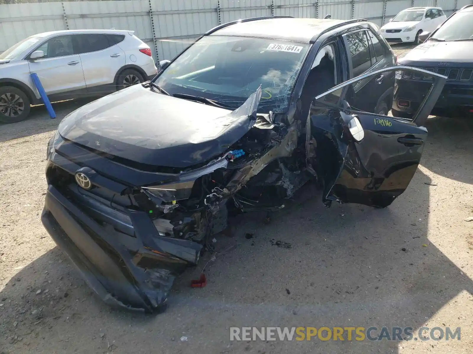 2 Photograph of a damaged car 2T3W1RFV9KC021623 TOYOTA RAV4 2019