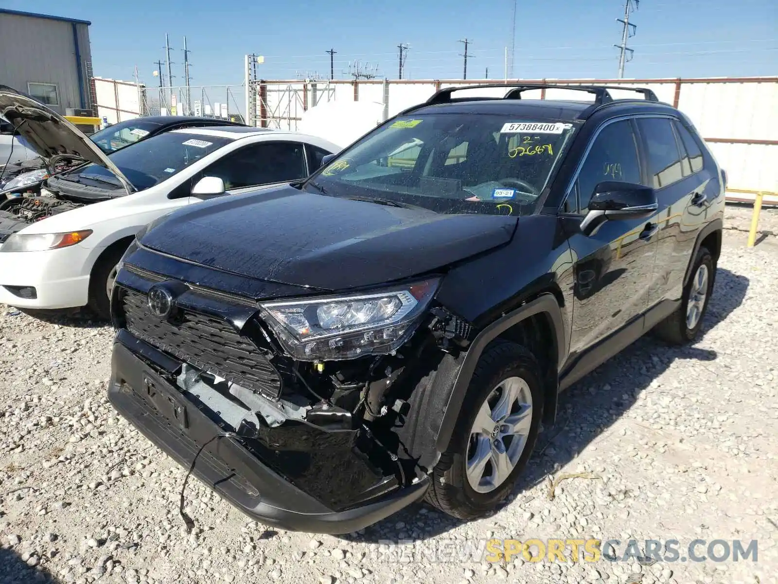 2 Photograph of a damaged car 2T3W1RFV9KC026871 TOYOTA RAV4 2019