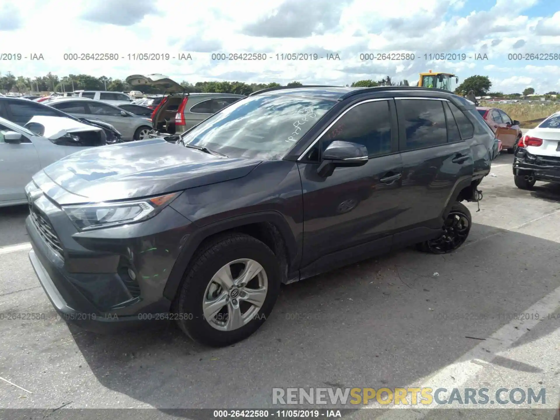 2 Photograph of a damaged car 2T3W1RFV9KW003525 TOYOTA RAV4 2019