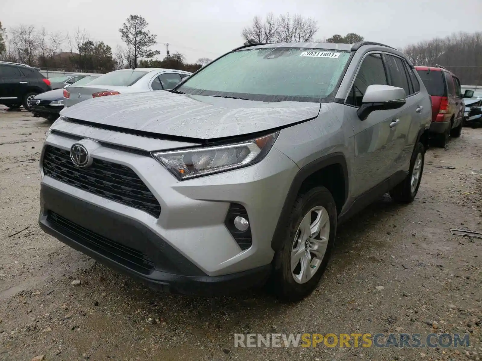 2 Photograph of a damaged car 2T3W1RFV9KW009714 TOYOTA RAV4 2019