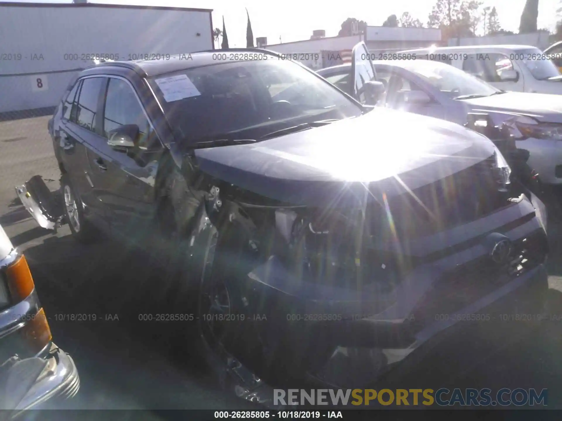 1 Photograph of a damaged car 2T3W1RFV9KW011074 TOYOTA RAV4 2019