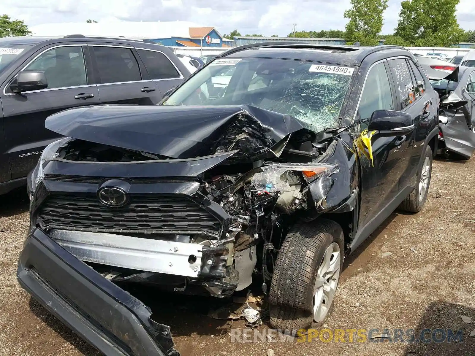 2 Photograph of a damaged car 2T3W1RFV9KW014539 TOYOTA RAV4 2019