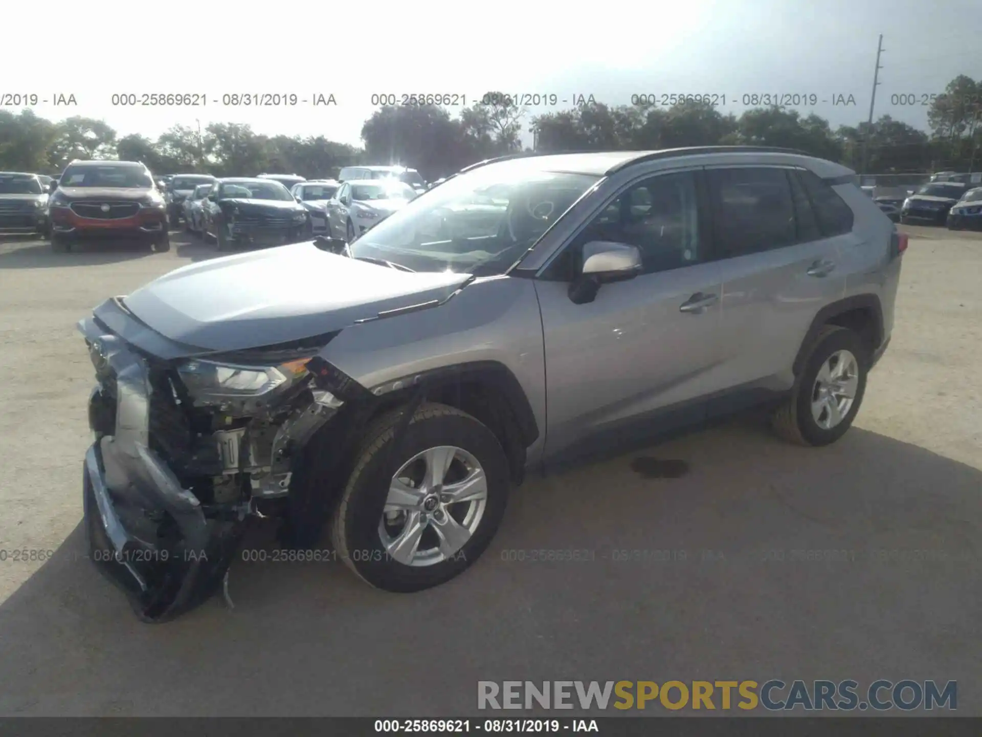 2 Photograph of a damaged car 2T3W1RFV9KW015383 TOYOTA RAV4 2019