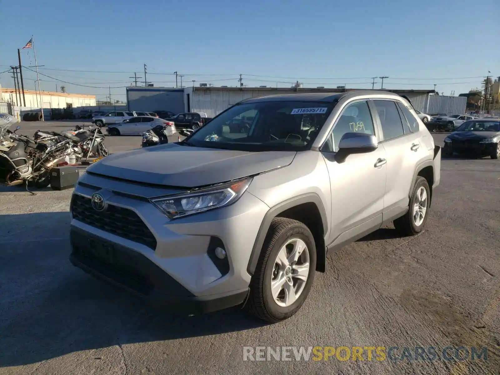 2 Photograph of a damaged car 2T3W1RFV9KW025217 TOYOTA RAV4 2019