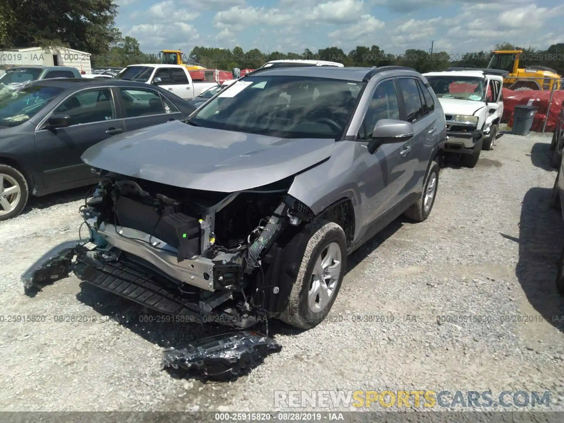 2 Photograph of a damaged car 2T3W1RFVXKC013580 TOYOTA RAV4 2019