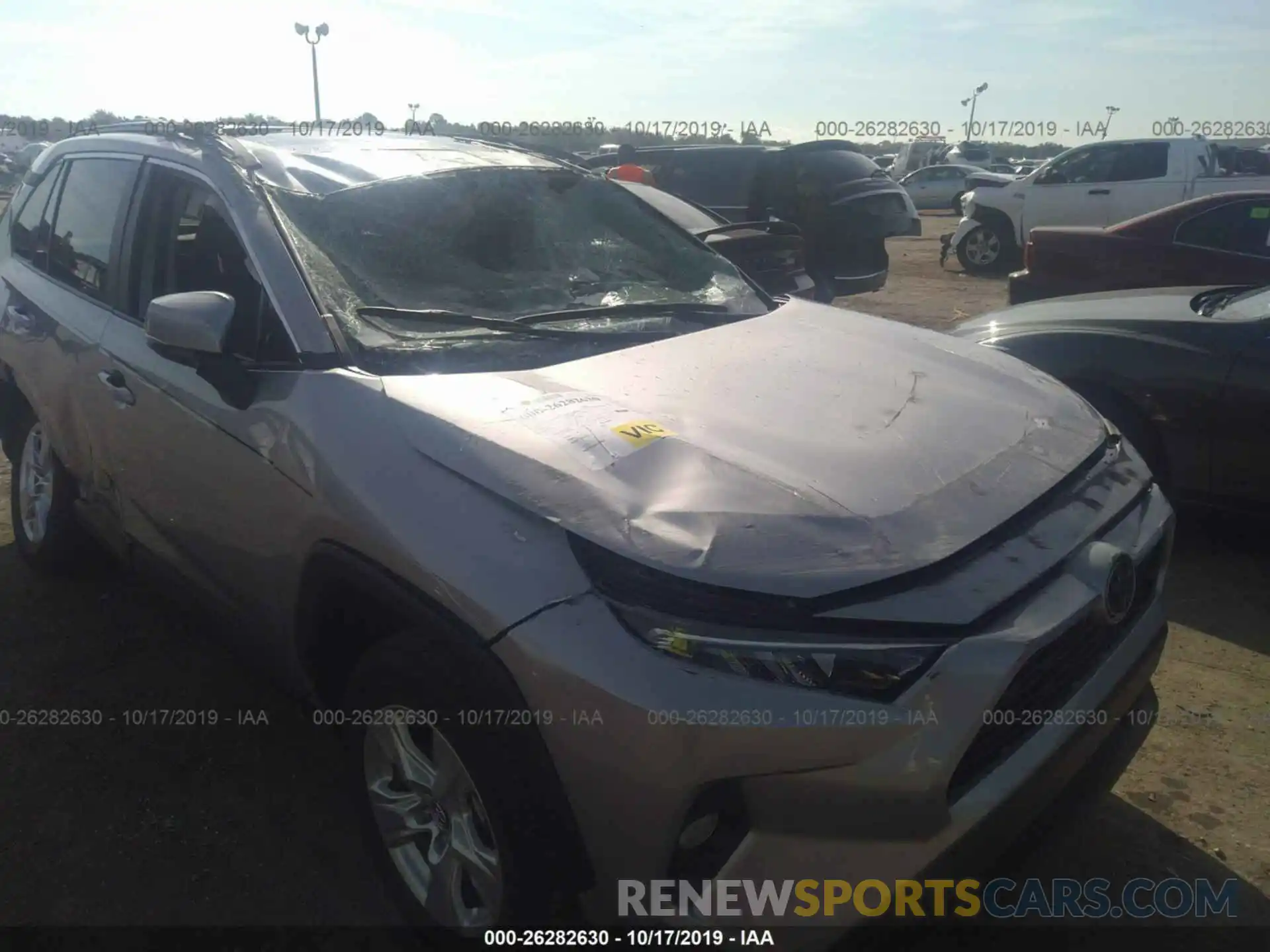 6 Фотография поврежденного автомобиля 2T3W1RFVXKC016656 TOYOTA RAV4 2019