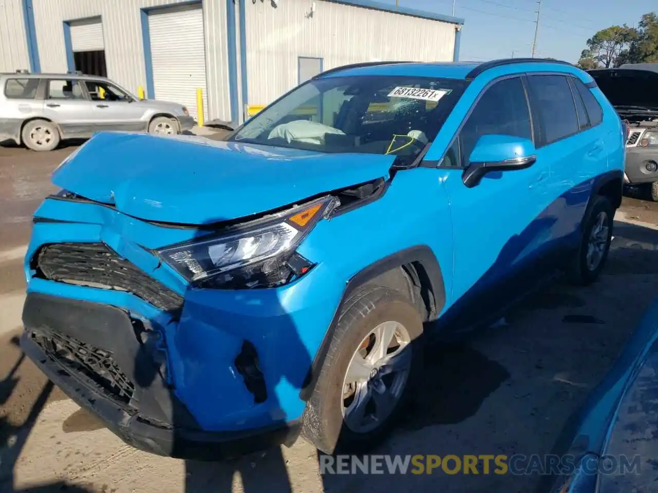 2 Photograph of a damaged car 2T3W1RFVXKC022800 TOYOTA RAV4 2019