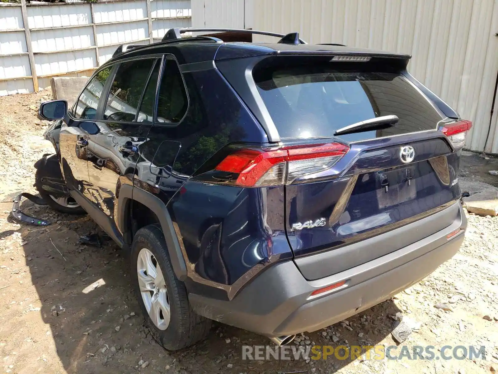 3 Photograph of a damaged car 2T3W1RFVXKC025602 TOYOTA RAV4 2019