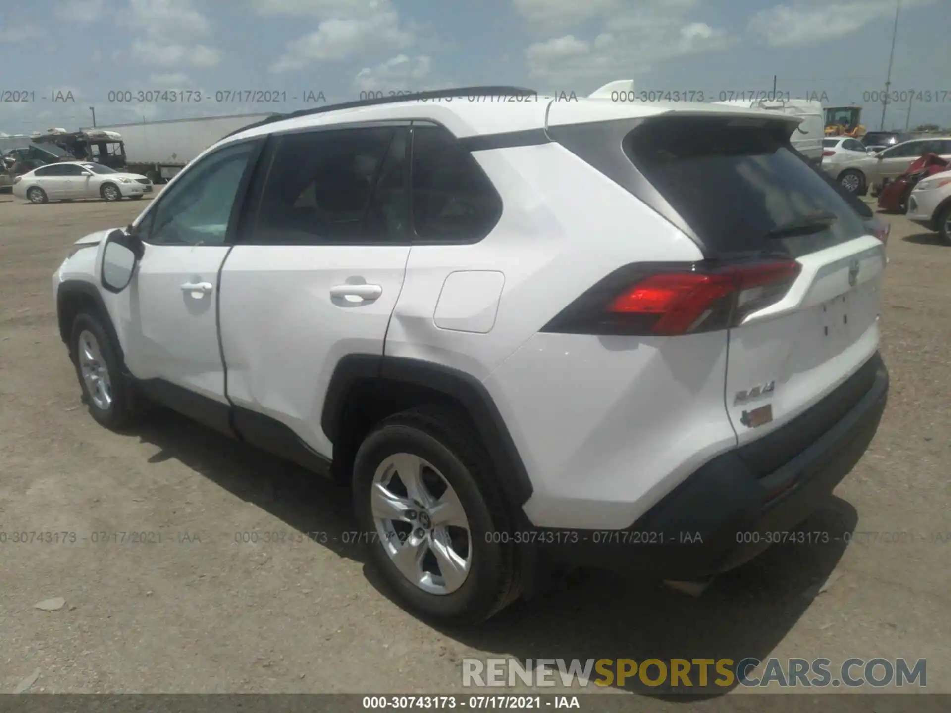 3 Photograph of a damaged car 2T3W1RFVXKC025759 TOYOTA RAV4 2019