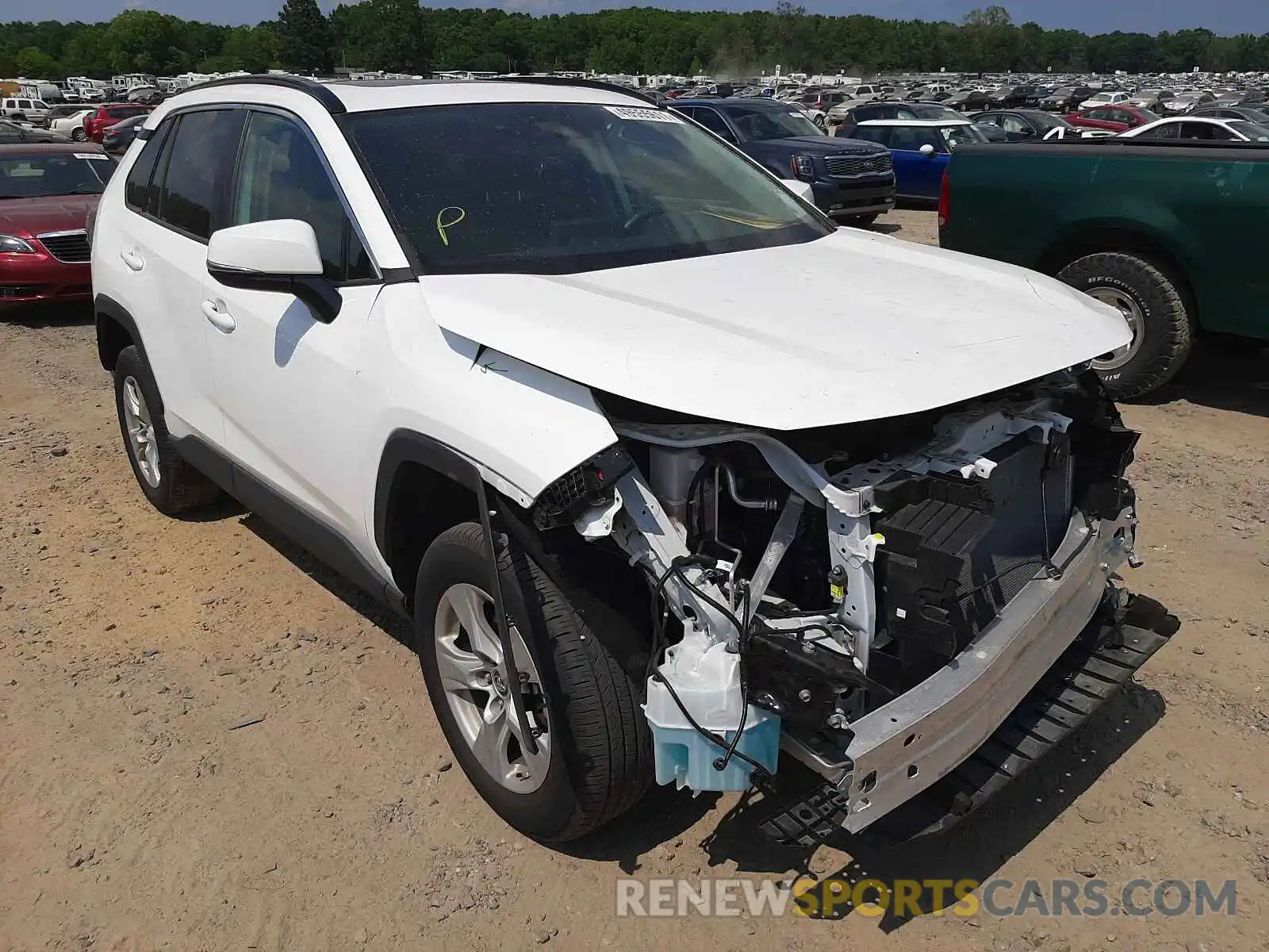 1 Photograph of a damaged car 2T3W1RFVXKC026474 TOYOTA RAV4 2019