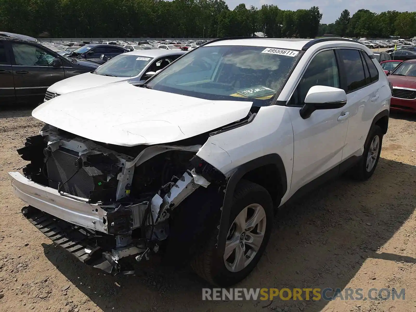 2 Photograph of a damaged car 2T3W1RFVXKC026474 TOYOTA RAV4 2019